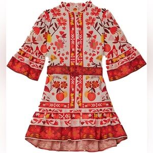 FARM RIO - ROMANTIC ORCHARD MINI DRESS